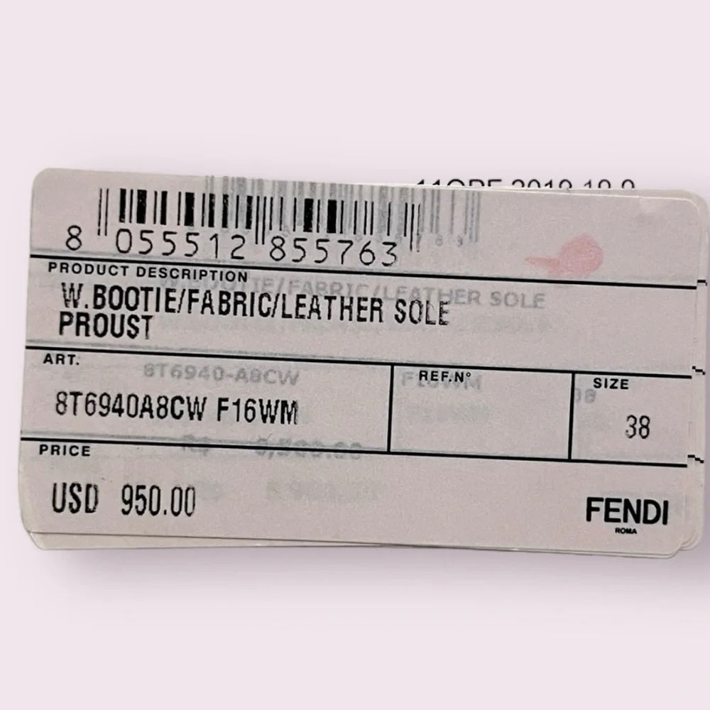 Fendi Floral Jacquard Boots - Picture 10 of 10